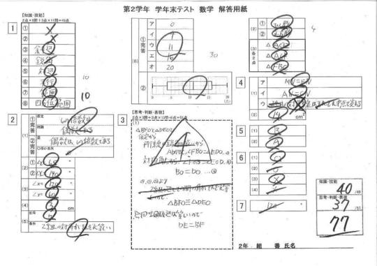 テストの点数が上がったので受講科目を減らした生徒 - 個別進学塾